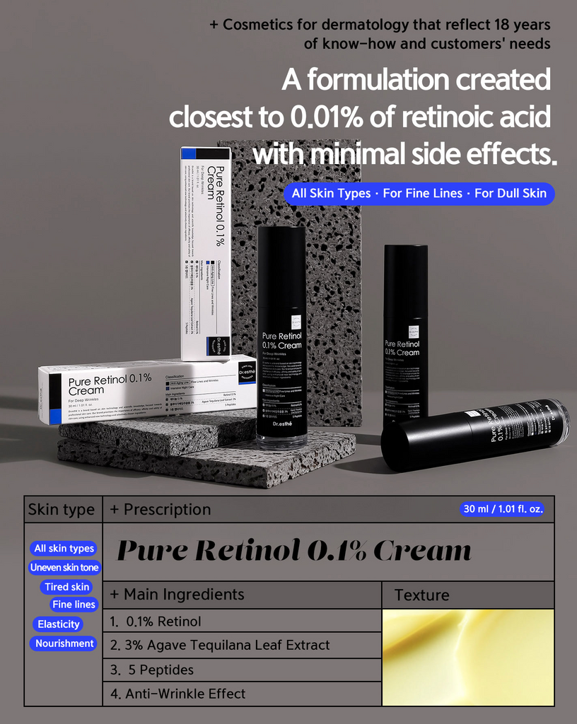 Pure Retinol 0.1% Cream 50ml