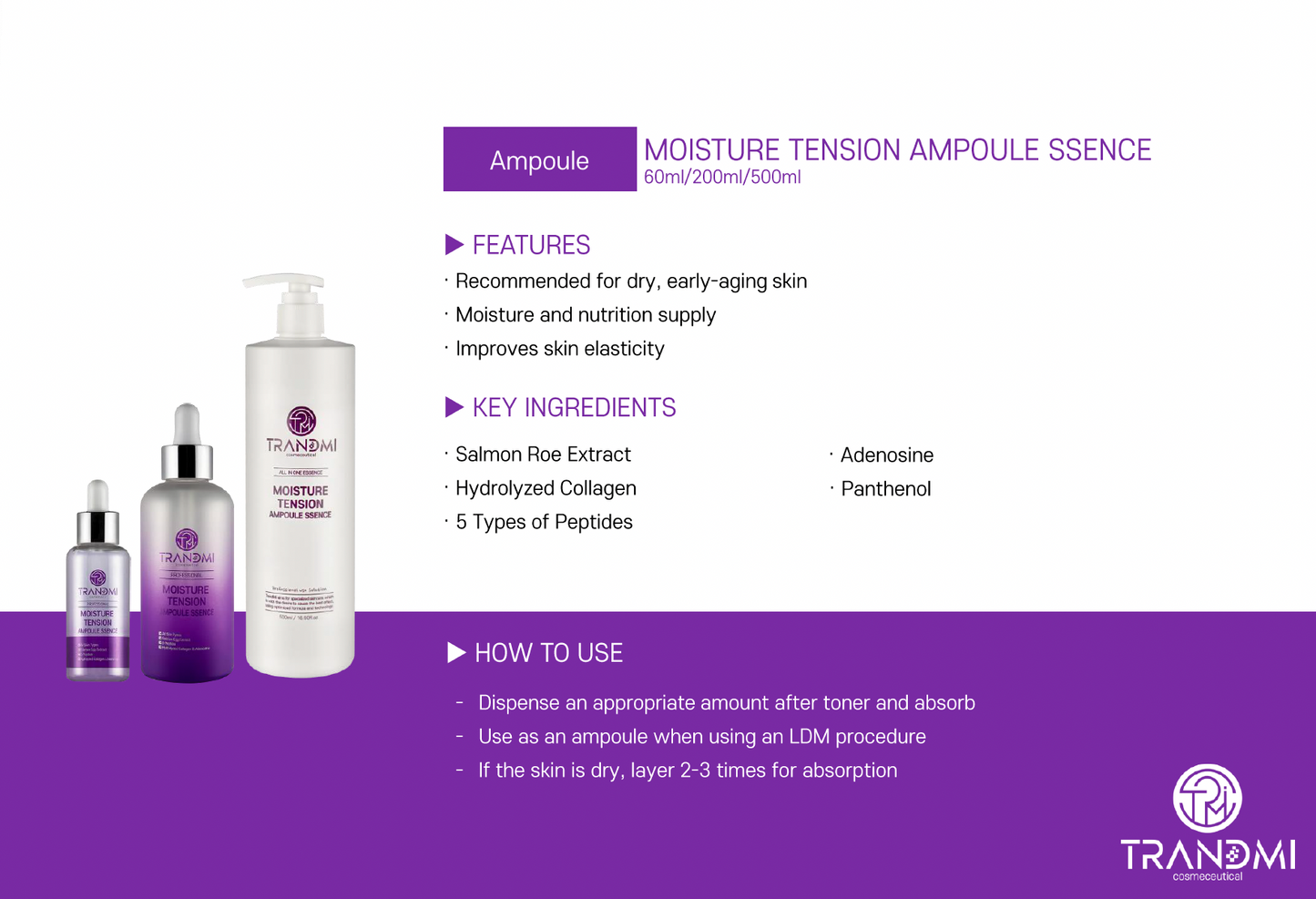 Moisture Tension Ampoule-ssence 60ml