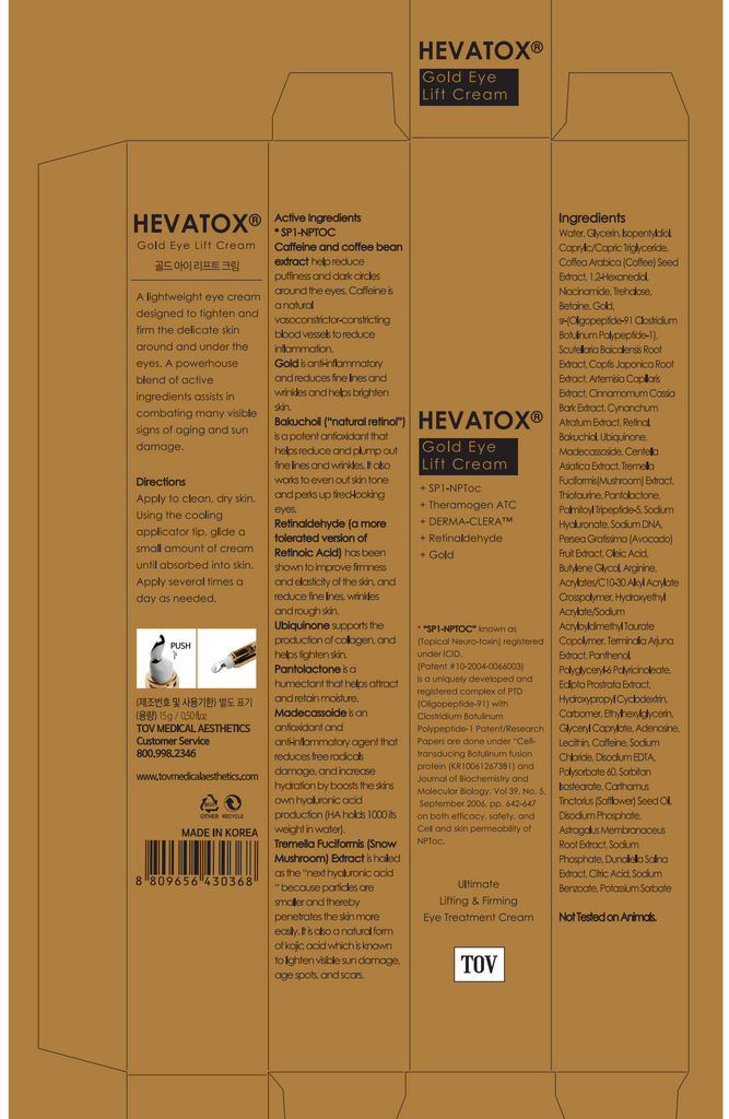 HEVATOX® Gold Eye Lift Cream