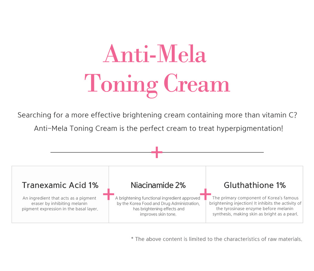 Anti-Mela Toning Cream 50ml