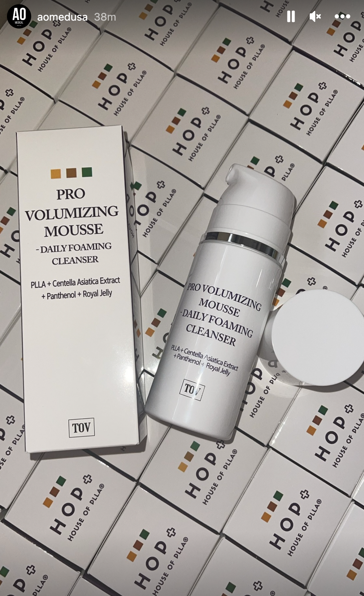 HOUSE OF PLLA® HOP+ Pro Volumizing Mousse - Daily Foaming Cleanser 150ml